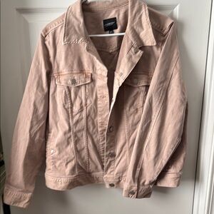 Women's Pink Denim Jacket
